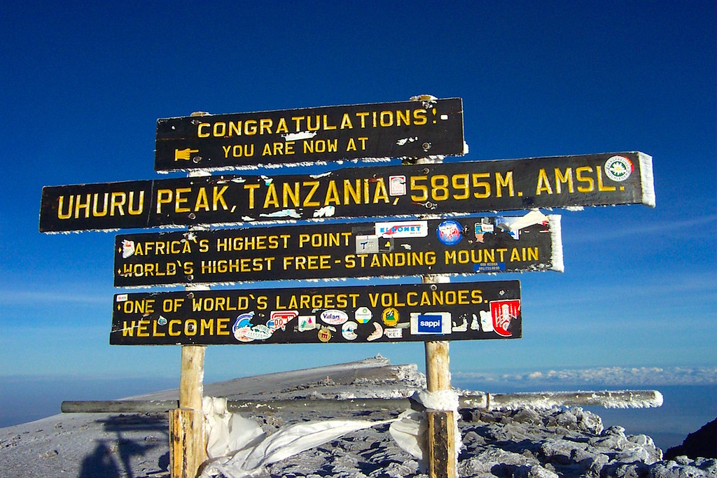 Summit sunrise, Uhuru Peak