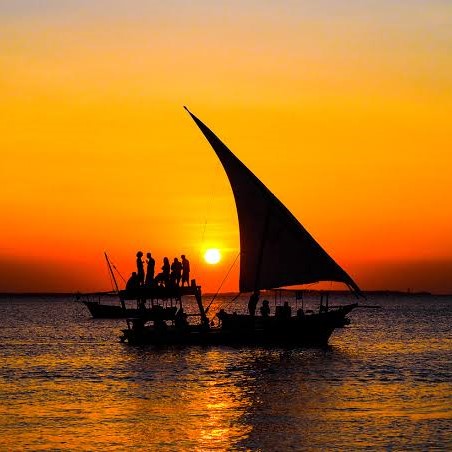 Sunset dhow